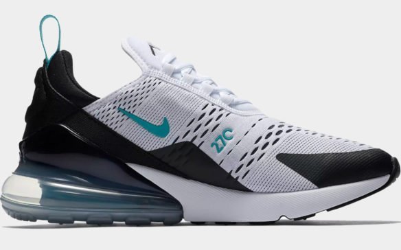 Фото Nike Air Max 270 Teal белые - 2