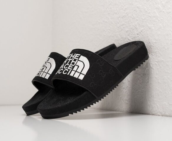 Сланцы Gucci x The North Face черные Сланцы Gucci x The North Face черные
